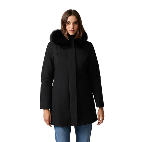 Refrigiwear Parka lungo Parka Donna Lady Tech Fur ecopelliccia S - Francavilla Moda